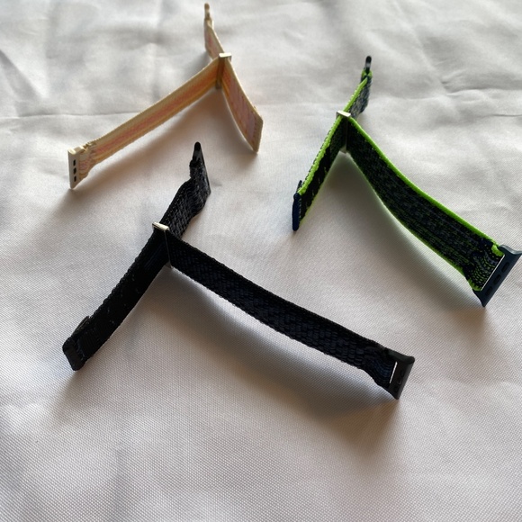 3 Pack Sport Nylon Bands Compatible with Apple Watch - Picture 4 of 6